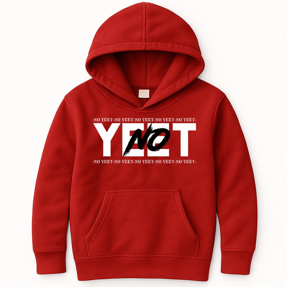 No Yeet Kids Hoodie