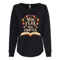 New Year New Chapter Happy New Year 2024 Book Lover Womens California Wash Sweatshirt