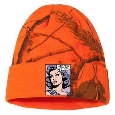 New Year New Me Pop Art Funny Gift Kati Licensed 12" Camo Beanie