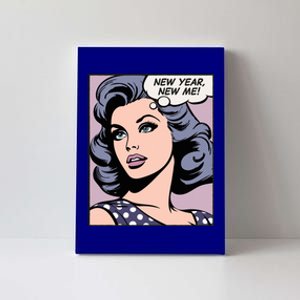 New Year New Me Pop Art Funny Gift Canvas