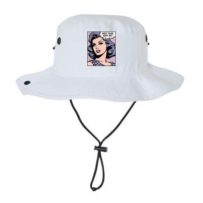 New Year New Me Pop Art Funny Gift Legacy Cool Fit Booney Bucket Hat