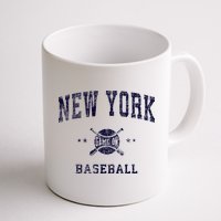 New York Ny Vintage Baseball Throwback Retro Design Mug