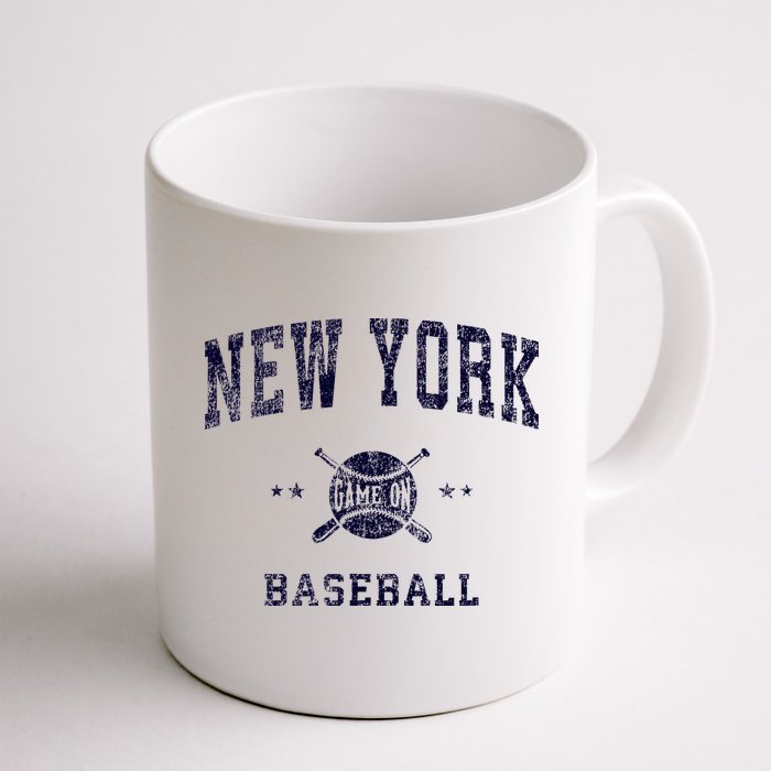 New York Ny Vintage Baseball Throwback Retro Design Mug