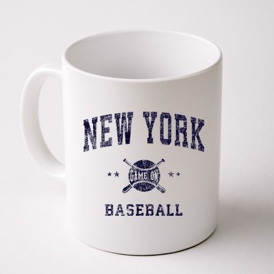 New York Ny Vintage Baseball Throwback Retro Design Mug