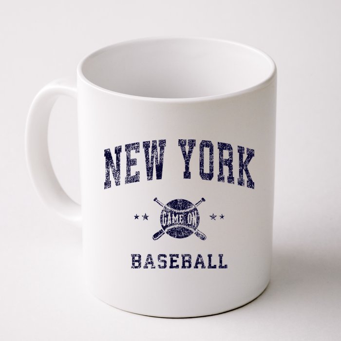 New York Ny Vintage Baseball Throwback Retro Design Mug