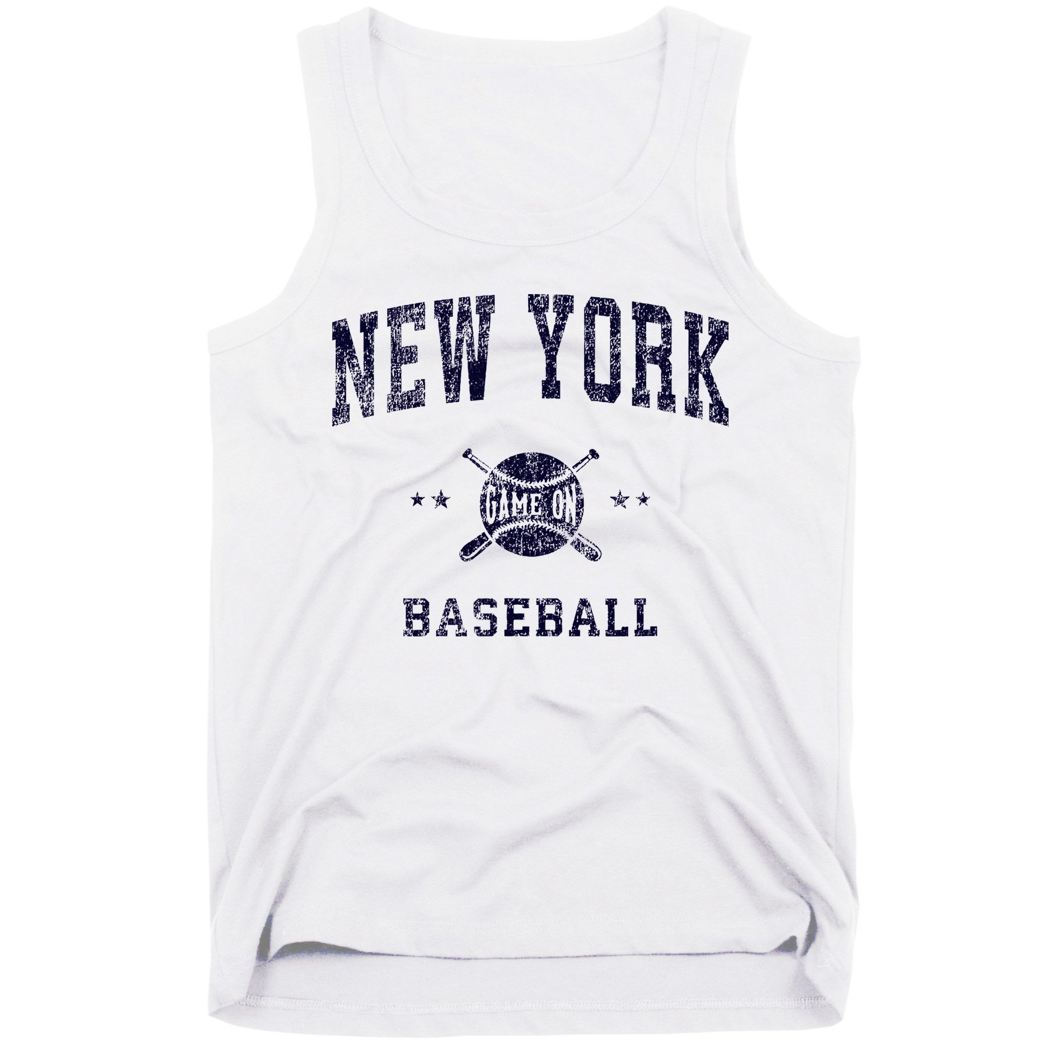 New York Ny Vintage Baseball Throwback Retro Design Tank Top