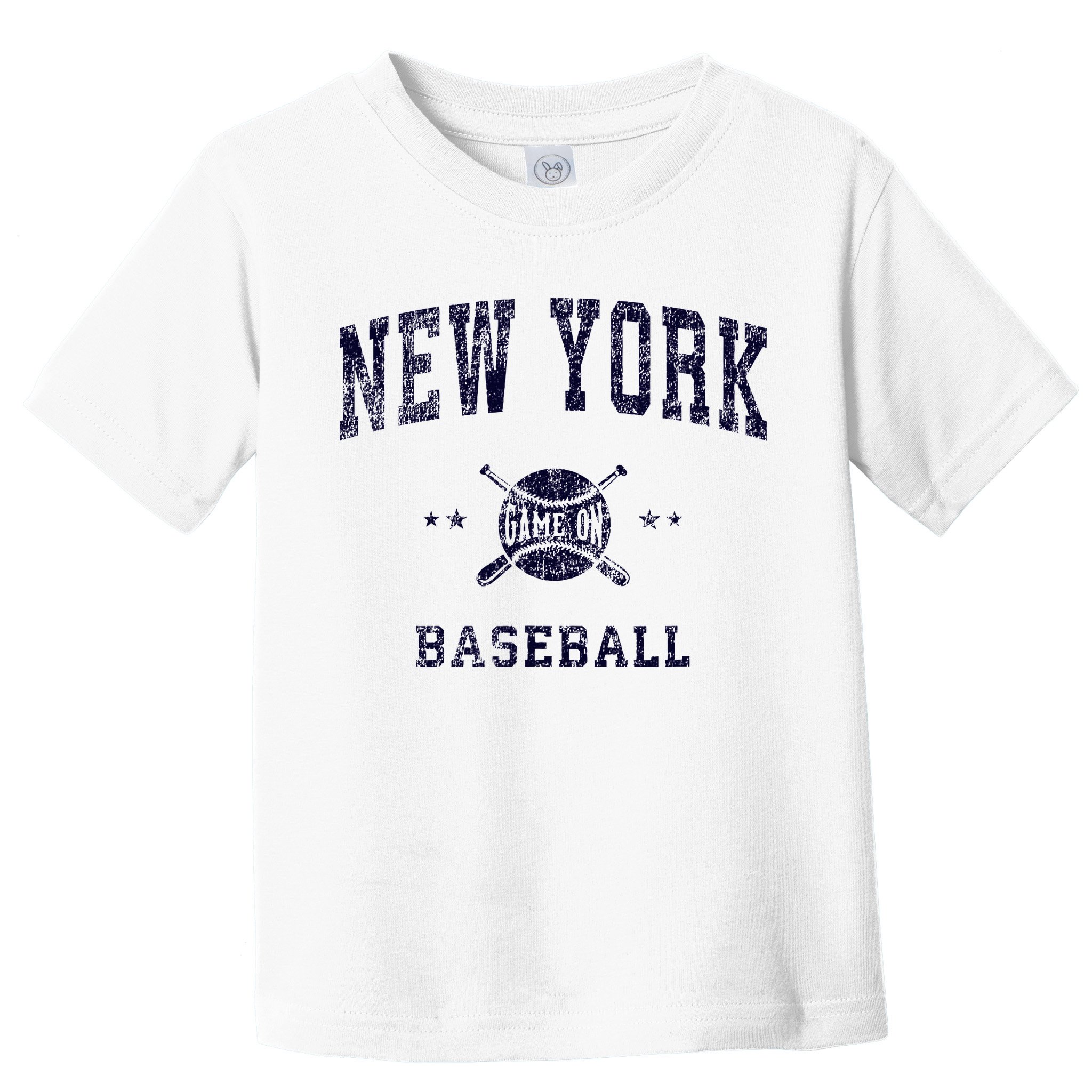 New York Ny Vintage Baseball Throwback Retro Design Toddler T-Shirt