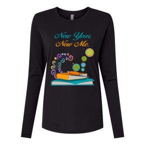 New Year New Me! Great Gift Womens Cotton Relaxed Long Sleeve T-Shirt