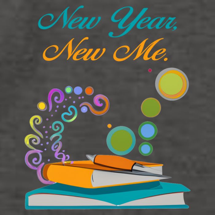 New Year New Me! Great Gift Vector Backpack