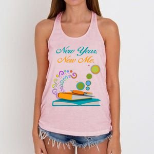 New Year New Me! Great Gift Women's Knotted Racerback Tank