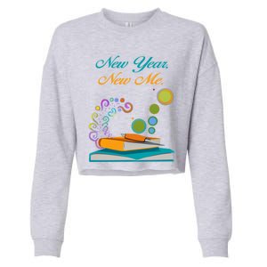 New Year New Me! Great Gift Cropped Pullover Crew