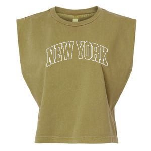 New York Ny Throwback Design Classic Garment-Dyed Women's Muscle Tee