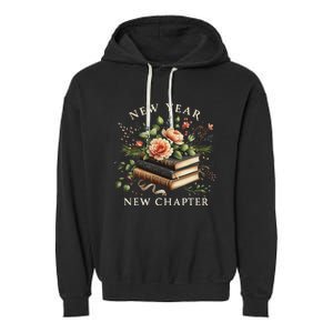 New Year New Chapter Happy New Year 2025 Garment-Dyed Fleece Hoodie