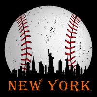 New York Ny Skyline Baseball Vintage Met Doggie Tank