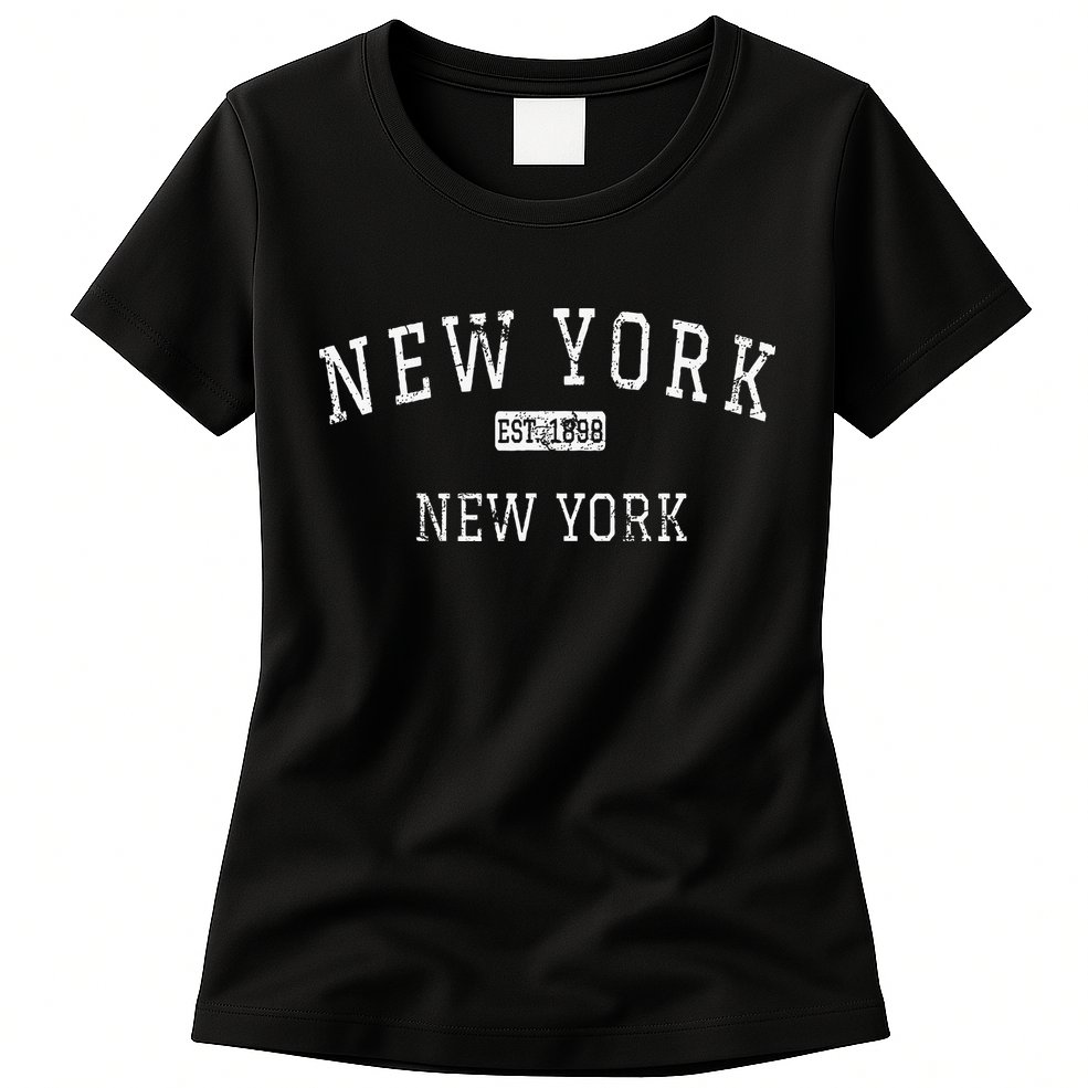 New York New York NY Vintage Womens T-Shirt