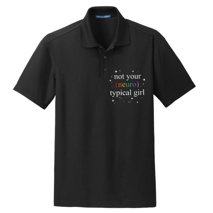 Not Your Neuro Typical Neurotypical Autism Awareness Supporter Dry Zone Grid Polo