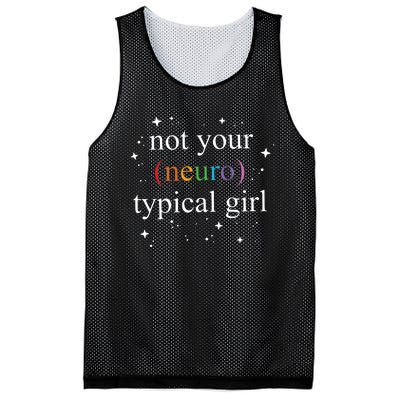 Not Your Neuro Typical Neurotypical Autism Awareness Supporter Mesh Reversible Basketball Jersey Tank