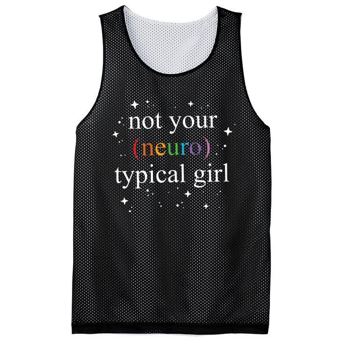 Not Your Neuro Typical Neurotypical Autism Awareness Supporter Mesh Reversible Basketball Jersey Tank