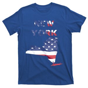 New York Ny United States America Patriotic Usa Flag Pride Cute Gift T-Shirt