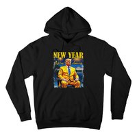 New Year New America Happy New Year Party 2025 Trump Hoodie