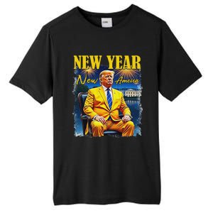 New Year New America Happy New Year Party 2025 Trump Tall Fusion ChromaSoft Performance T-Shirt