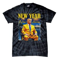 New Year New America Happy New Year Party 2025 Trump Tie-Dye T-Shirt