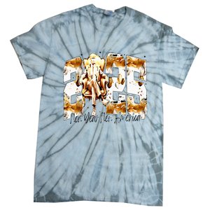 New Year New America Happy New Year Party 2025 Trump Tie-Dye T-Shirt