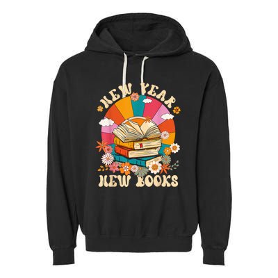 New Year New Book Happy New Year 2024 Garment-Dyed Fleece Hoodie