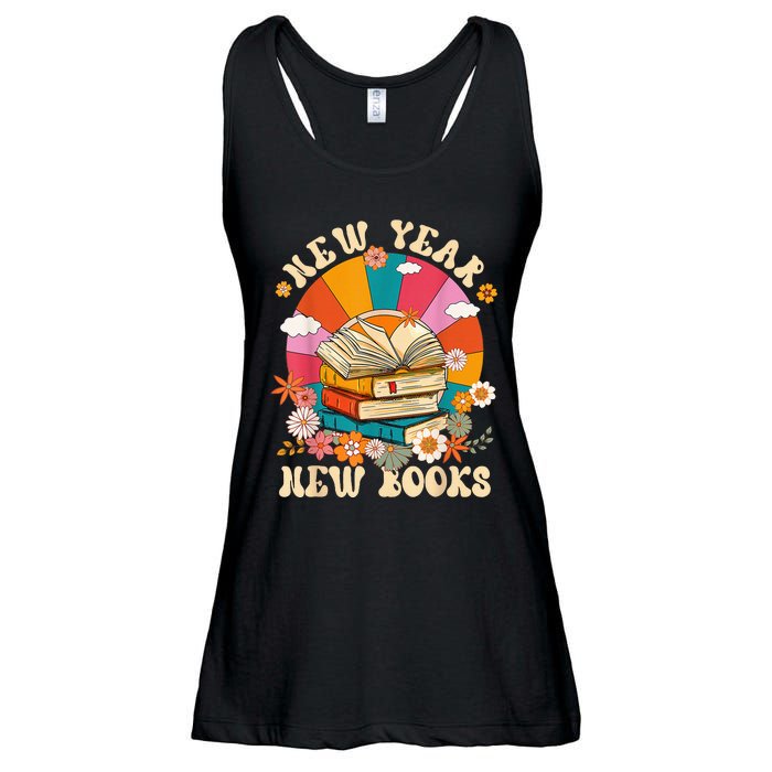 New Year New Book Happy New Year 2024 Ladies Essential Flowy Tank