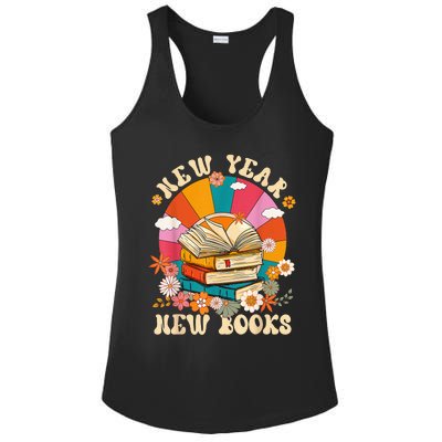 New Year New Book Happy New Year 2024 Ladies PosiCharge Competitor Racerback Tank