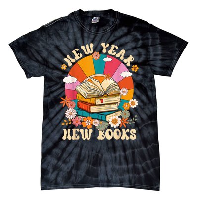 New Year New Book Happy New Year 2024 Tie-Dye T-Shirt