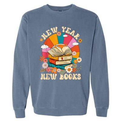 New Year New Book Happy New Year 2024 Garment-Dyed Sweatshirt