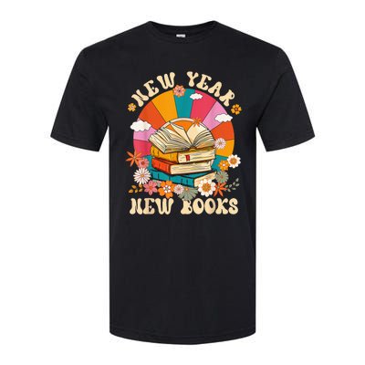 New Year New Book Happy New Year 2024 Softstyle CVC T-Shirt