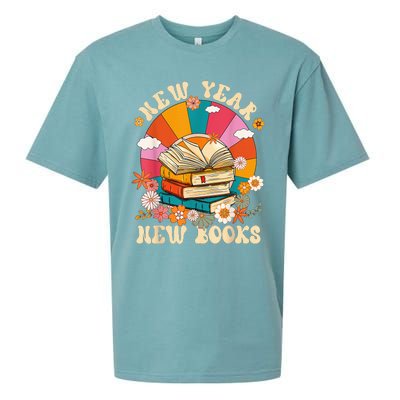 New Year New Book Happy New Year 2024 Sueded Cloud Jersey T-Shirt