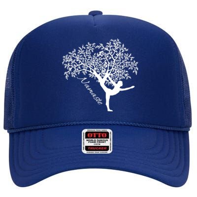 Namaste Yoga High Crown Mesh Back Trucker Hat