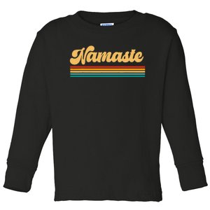 Namaste Yoga Toddler Long Sleeve Shirt