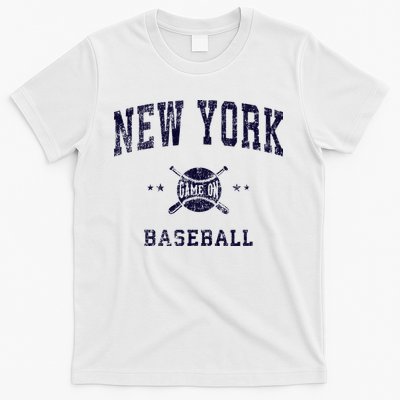 New York NY Vintage Baseball Throwback Retro Design T-Shirt