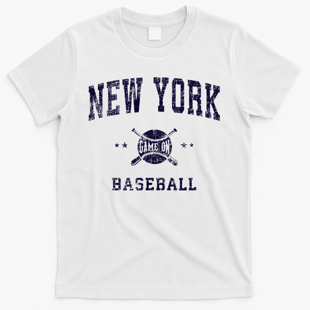 New York NY Vintage Baseball Throwback Retro Design T-Shirt
