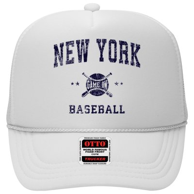 New York NY Vintage Baseball Throwback Retro Design Hat