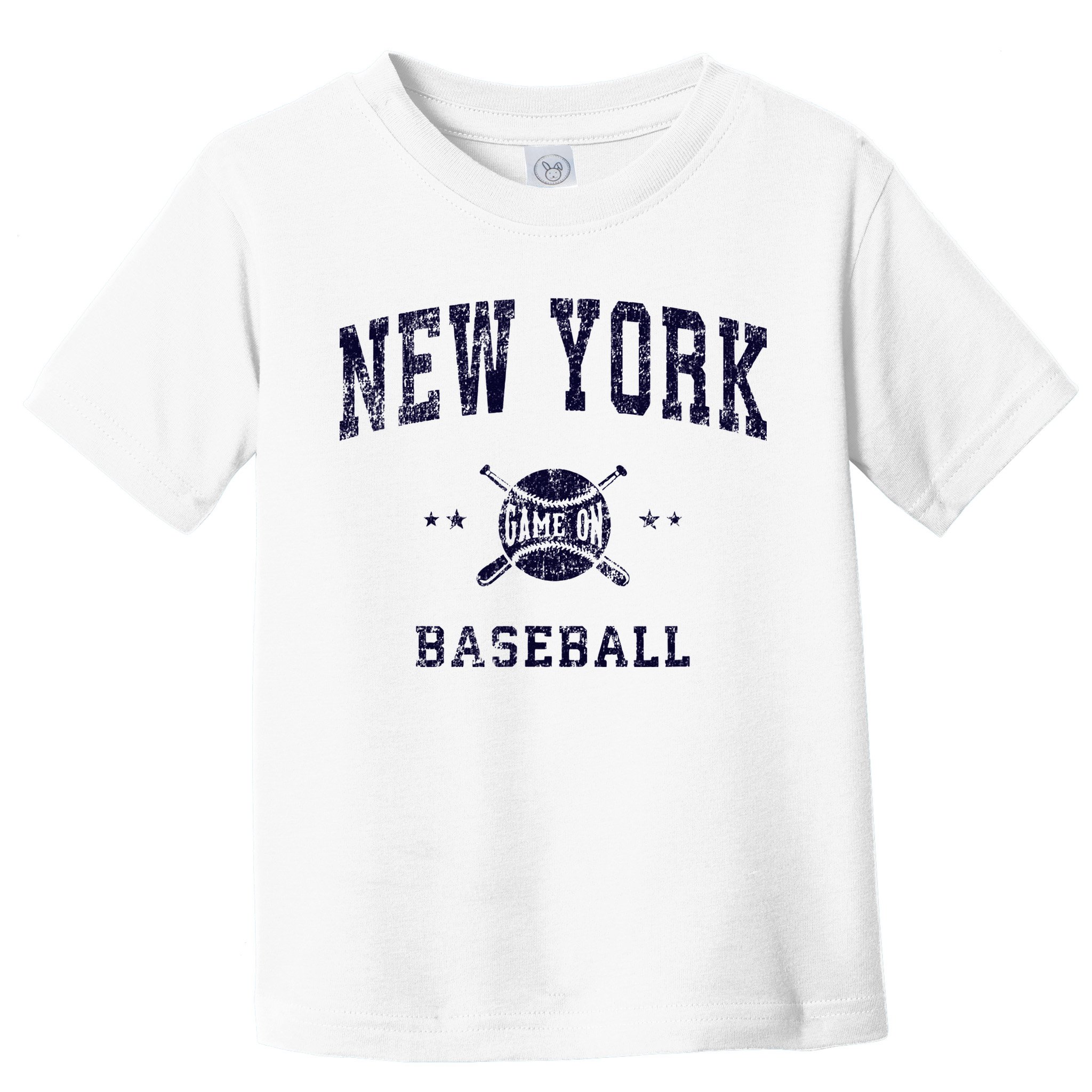 New York NY Vintage Baseball Throwback Retro Design Toddler T-Shirt