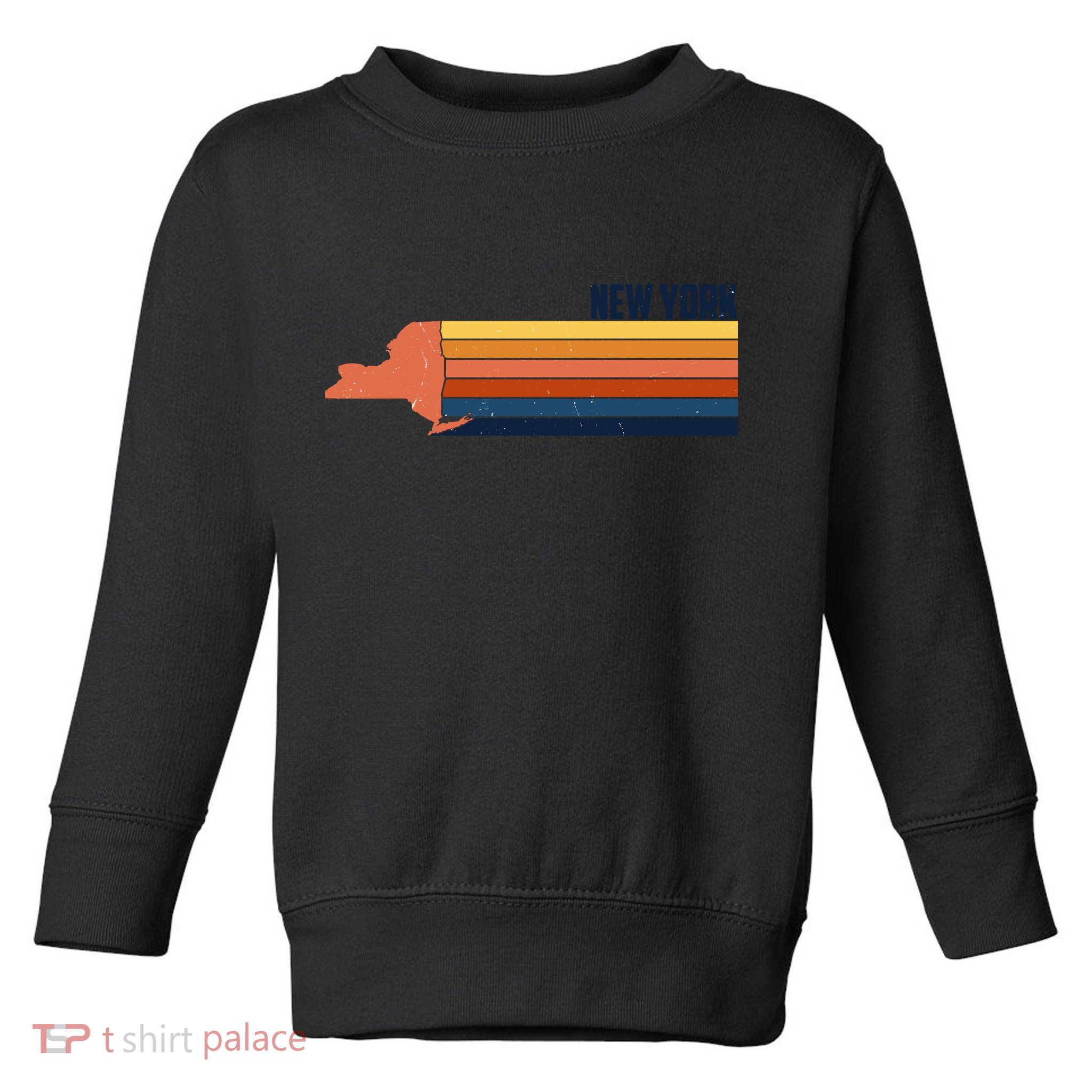 Retro Vintage New York Toddler Sweatshirt