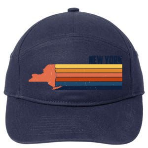 Retro Vintage New York 7-Panel Snapback Hat