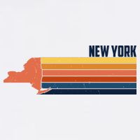 Retro Vintage New York Button