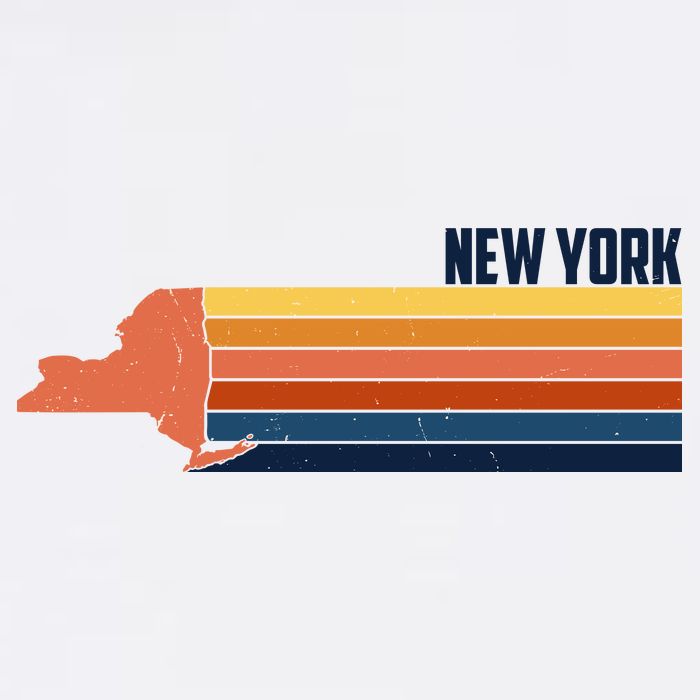 Retro Vintage New York Button