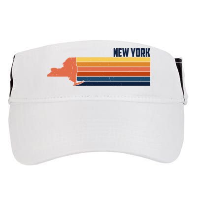 Retro Vintage New York Adult Drive Performance Visor