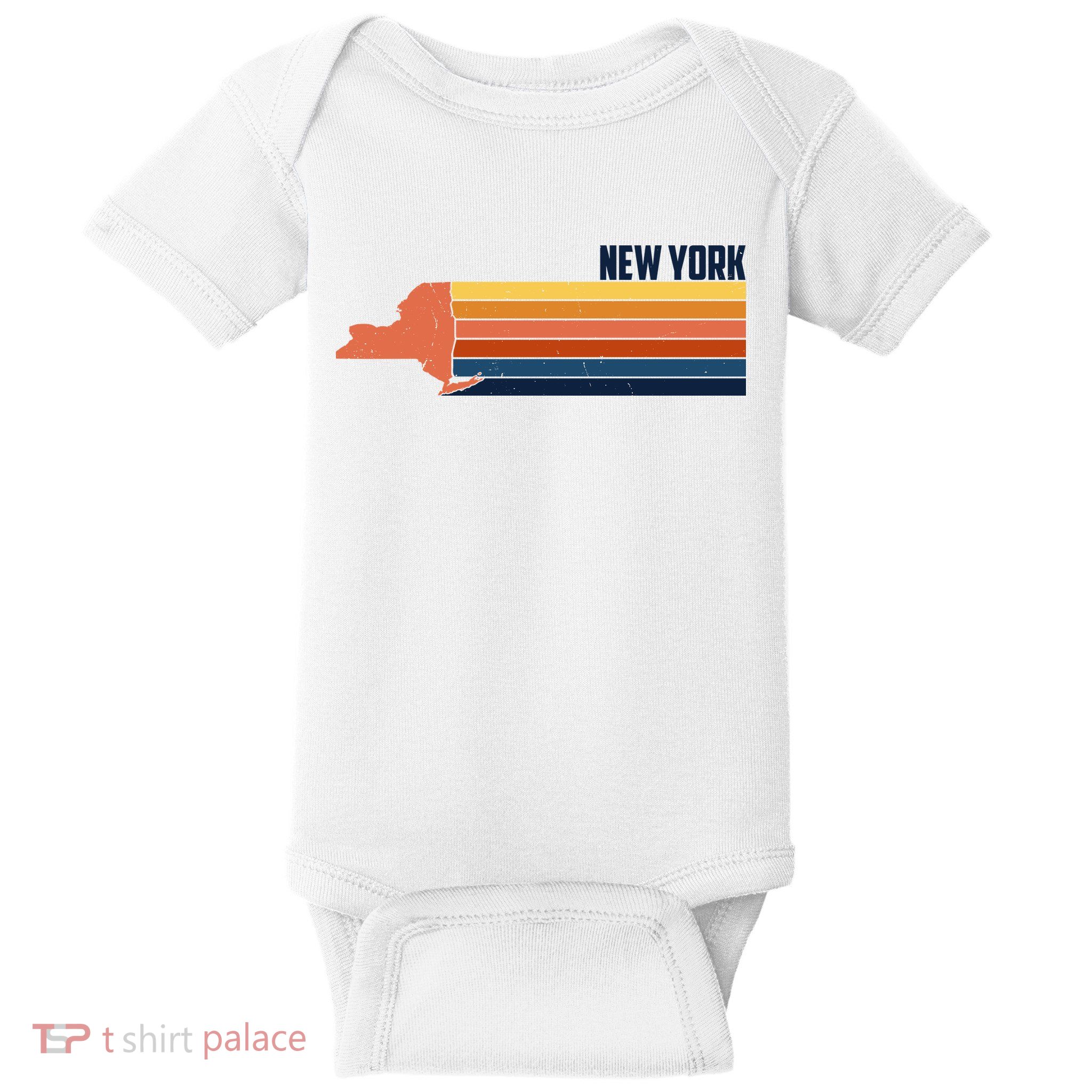 Retro Vintage New York Baby Bodysuit