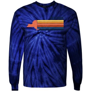 Retro Vintage New York Tie-Dye Long Sleeve Shirt