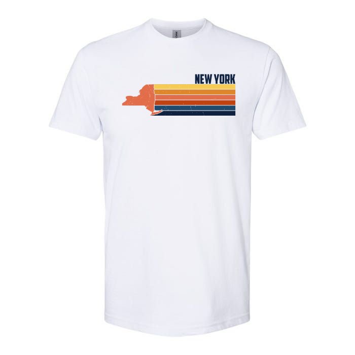 Retro Vintage New York Softstyle CVC T-Shirt