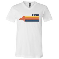 Retro Vintage New York V-Neck T-Shirt