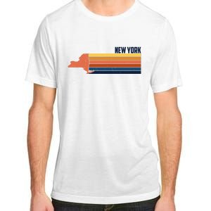 Retro Vintage New York Adult ChromaSoft Performance T-Shirt